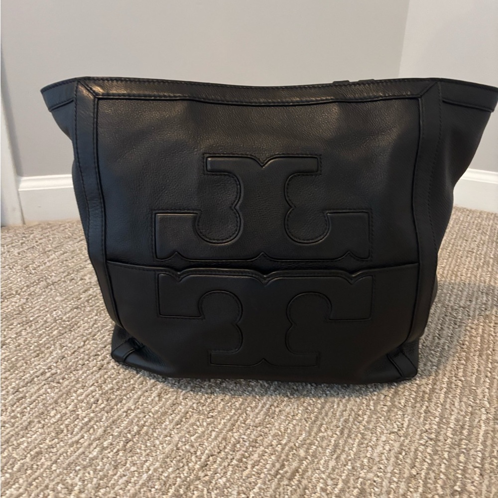 Black Tote Bag with Logo